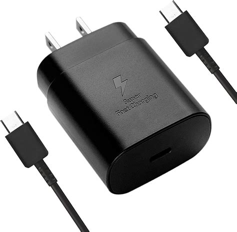 Samsung 25W USB-C Super Fast Charging Wall Charger - Black (US Version ) - Walmart.com