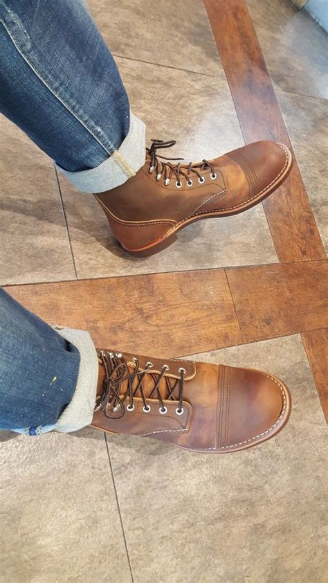 Redwing iron ranger 8085 | Iron ranger boots outfit, Boots men, Work boots