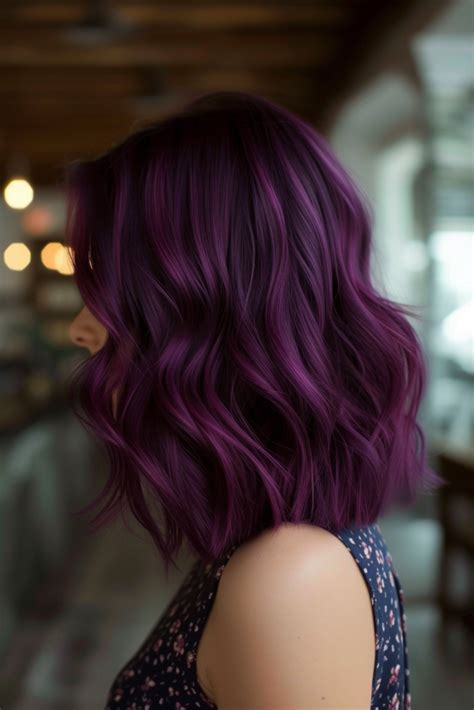 42+ Stunning Midnight Purple Hair Ideas