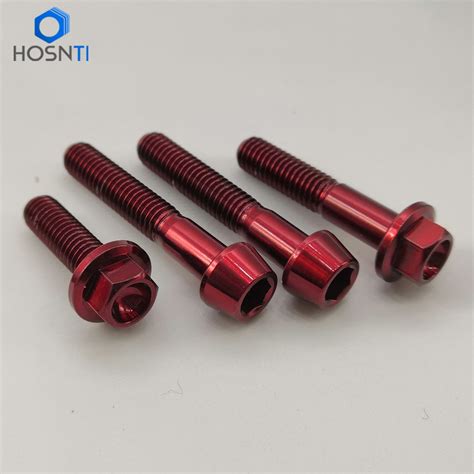 Red Titanium Bolts – Baoji HOSN Titanium Co., Ltd.