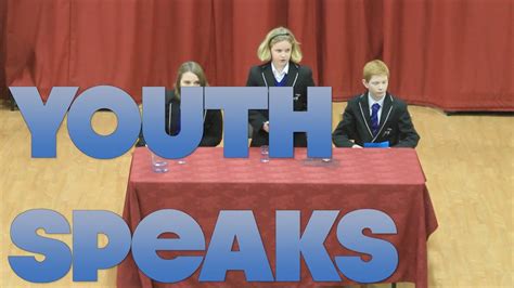 'Youth Speaks' - Young Speakers' Competition - YouTube