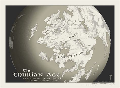 The Thurian Age by SirInkman | Fantasy map, Fantasy world map, Fantasy setting