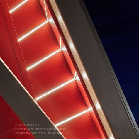 KLUS LED Lighting Solutions - Scissortail Park Café - Klus Design Blog