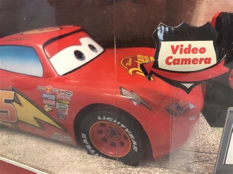 Disney Cars Lightning McQueen Remote Control Video Camera - RARE - Hard ...