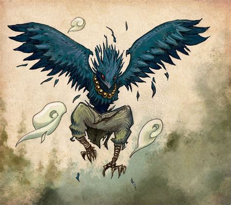 Karasu Tengu 3 | Japanese mythical creatures, Fantasy character design ...