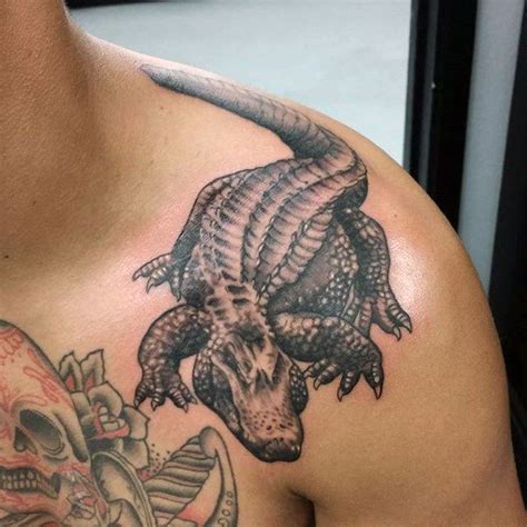 60 Alligator Tattoo Designs For Men - Cool Crocodiles | Alligator ...