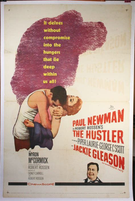 HUSTLER, Paul Newman original movie poster