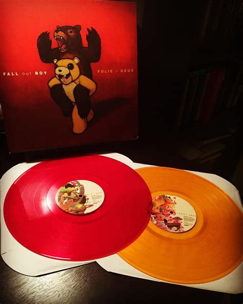 Kyle Kester👓 on Instagram: “Folie à Deux [Red/Orange Clear Pressing] | Fall Out Boy (Favorite ...