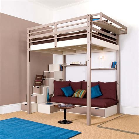 Full Size Loft Bed With Stairs And Desk - www.inf-inet.com