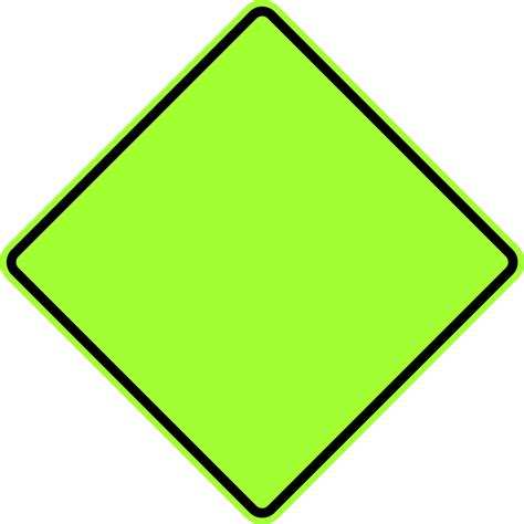 File Diamond Warning Sign - Rhombus Png Clipart - Full Size Clipart ...