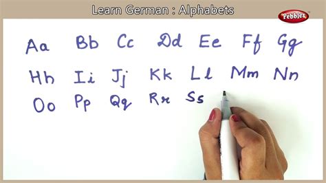 German Alphabets | Learn Alphabets in German | German Basics | German For Beginners - YouTube