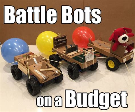 Battle Bots on a Budget | Battle bots, Stem projects for kids, Stem ...