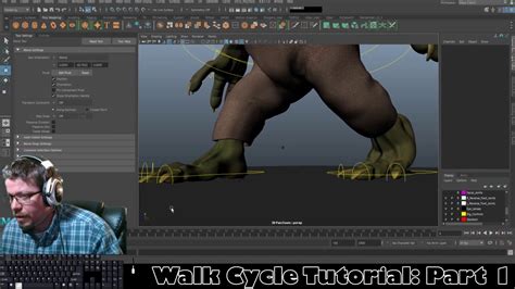 Maya: Walk Cycle Tutorial - Part 1 - YouTube