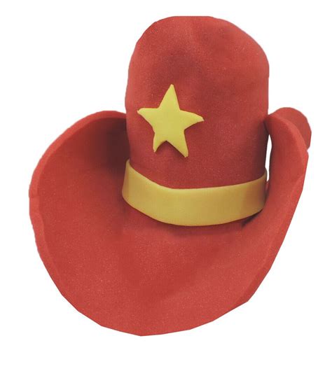 Giant Cowboy Hat Foam 30 Gallon Big Large Huge Jumbo Western Costume Red