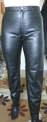 @ Fabiani Jeans Leather trousers Black Size 38 UK 10 RRP... | Pants for women, Leather trousers ...