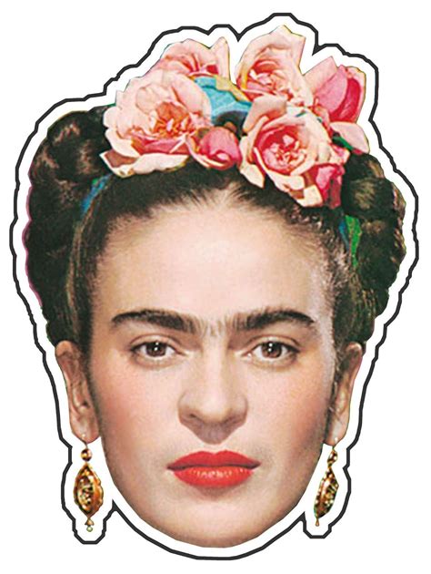 Frida Kahlo Free Printable Masks. | Oh My Fiesta! in english Frida Kahlo Paintings, Frida Kahlo ...