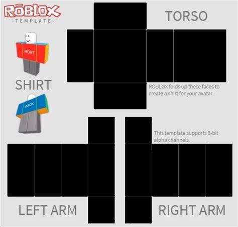 Transparent Roblox shirt template | Roblox, Shirt template, Create shirts