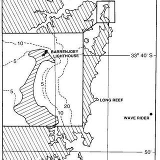 2: Map of the Sydney area, Australia with a close up of Palm Beach ...