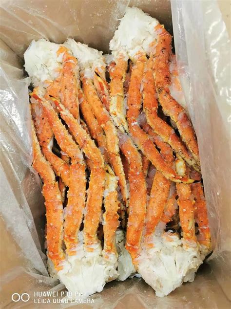 Frozen Sea Frozen Cooked Red King Crab Clusters, Legs - China Russia King Crab and Argentina ...