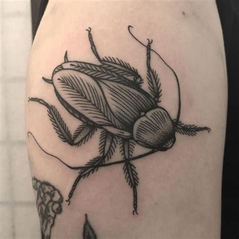 NYC roach !! Done @gristletattoo on @annaabeth thanks dude!! Henbotattoo@gmail.com # ...