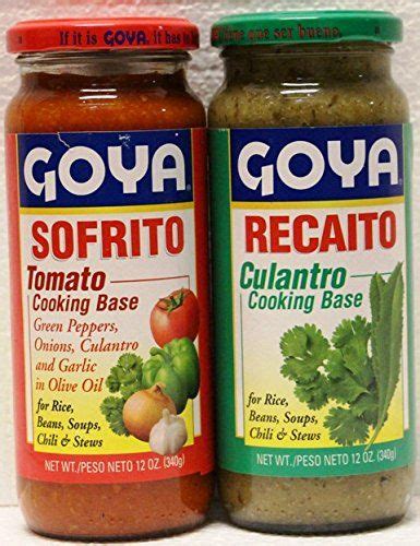 Goya Recaito & Goya Sofrito Cooking Base 2 - 12 Oz Jars (... | Stuffed ...