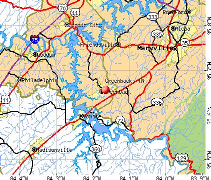 Greenback, Tennessee (TN 37742) profile: population, maps, real estate, averages, homes ...