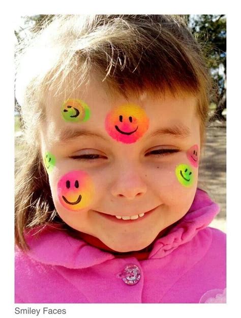 Happy Face Painting at PaintingValley.com | Explore collection of Happy ...