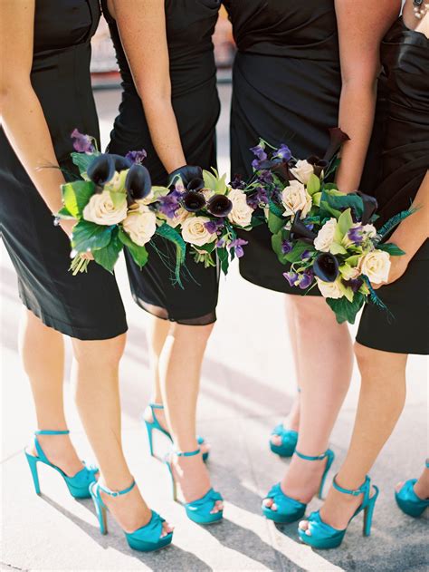 Bright Blue Bridesmaid Shoes