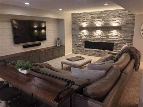 Basement Decor in 2023 | Basement living rooms, Basement furniture, Basement makeover