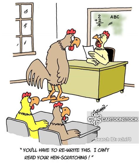 Chicken-scratching cartoons, Chicken-scratching cartoon, funny, Chicken ...