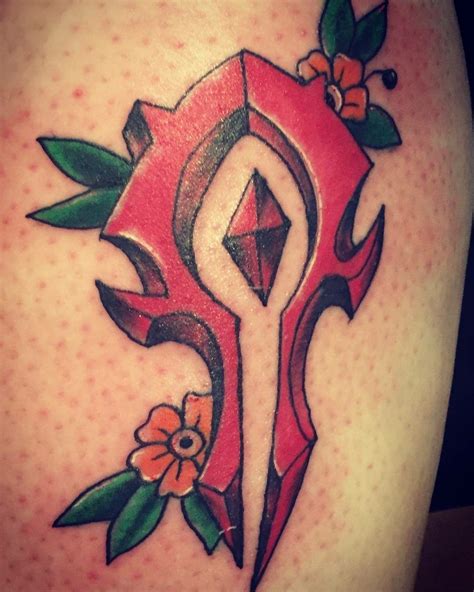 Andddd my Horde symbol! Been wanting this for years 🖤 | Horde symbol, Tattoos, Triangle tattoo