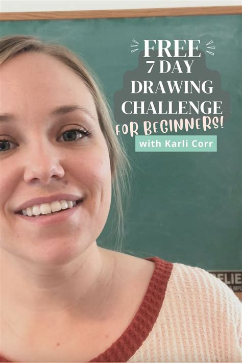 FREE DRAWING LESSONS FOR BEGINNERS | 7 Day Drawing Challenge in 2022 ...