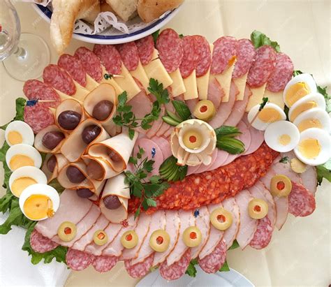 Premium Photo | Catering buffet or party food appetizers image of a