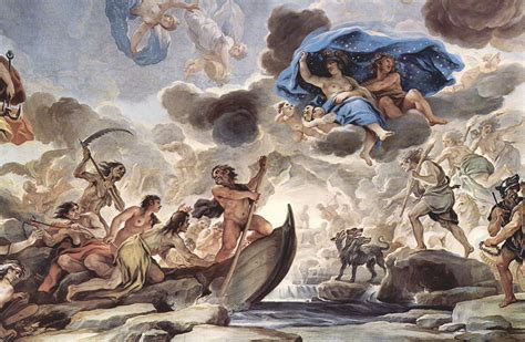 Free Images : painting, art, mural, fresco, morpheus, greek mythology, charon, luca giordano ...