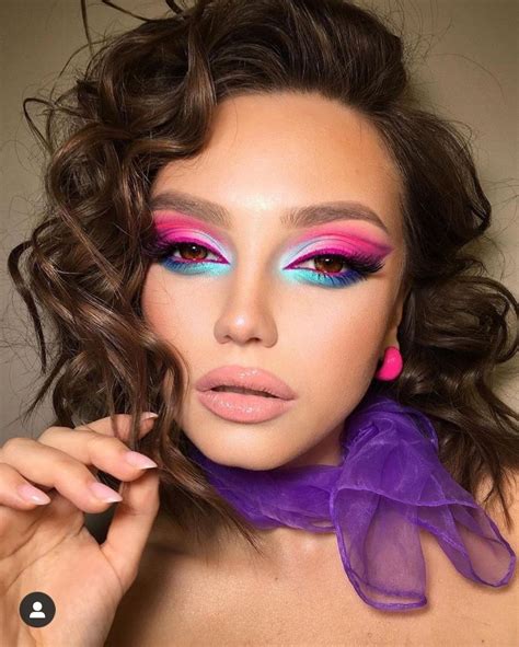 50+ Ways To Pull Off The Neon Makeup Trend - The Glossychic Neon Makeup, Rave Makeup, Colorful ...