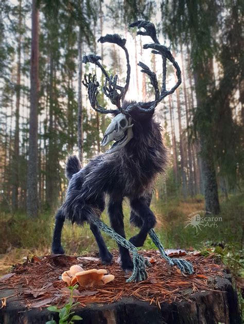 The Wendigo - Artdoll (SOLD) by Escaron | Fantasy art dolls, Mythical ...