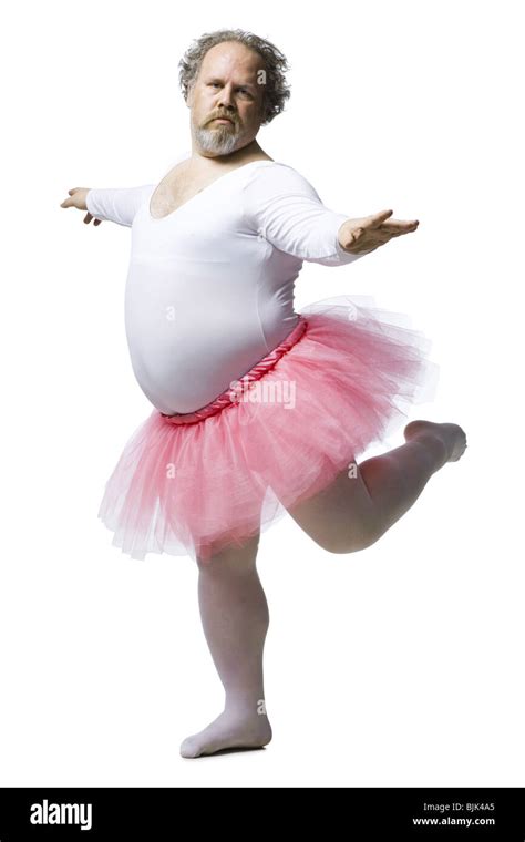 Obese man in tutu dancing Stock Photo, Royalty Free Image: 28694685 - Alamy