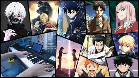 50 ANIME SONGS in 15 MINUTES!!! (Piano Medley - 10,000 Subs Special) - YouTube