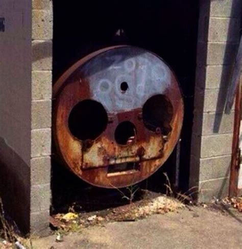 The skeletal remains of Thomas the Tank Engine [x-post from /r ...