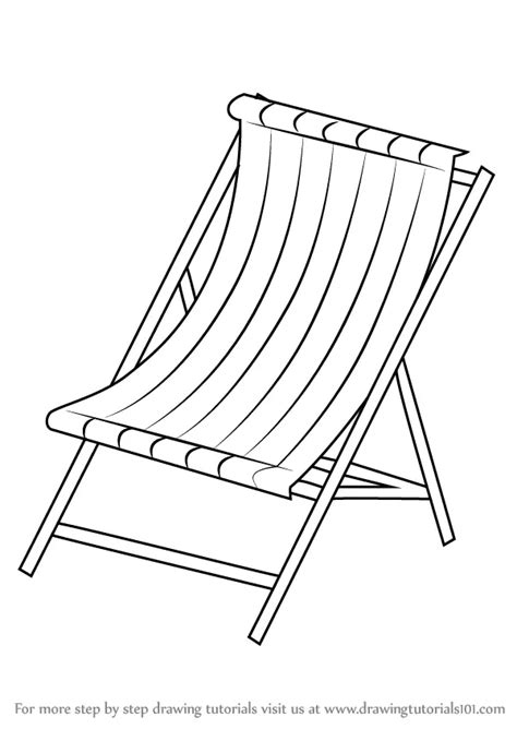 How To Draw A Beach Chair Easy Step By Step You might also enjoy learning how to draw an ...