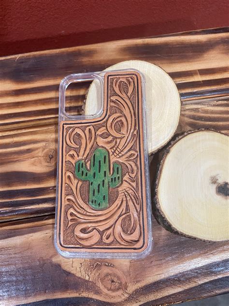 IPhone 13 Pro Max Tooled Leather Case - Etsy