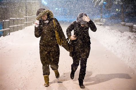 Photos of snowy Toronto