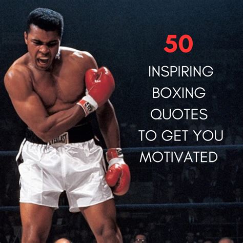 50 Inspiring Boxing Quotes 🥊 | Boxing quotes, Boxing quotes motivational, Inspirational quotes