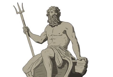 Download God Of The Sea, Greek God, Poseidon. Royalty-Free Stock ...