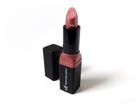 e.l.f. Studio Moisturizing Lipstick in Cheeky {Review} | {makeupfu}