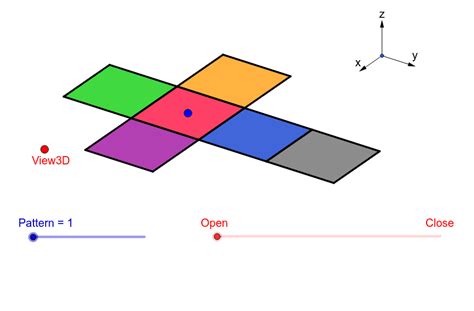 Nets of solids (3-D shapes) – GeoGebra