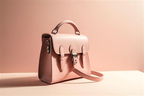 Premium Photo | A pink bag from the brand burberry.