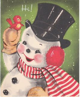 View from the Birdhouse: Mid Century Vintage Christmas Cards