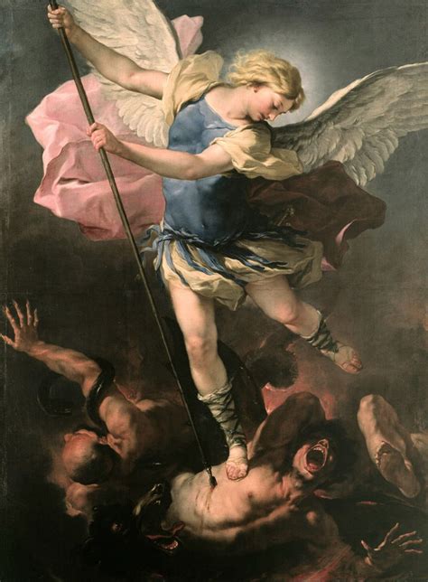 ルカ・ジョルダーノ – 聖ミカエル (1663) | Saint michel archange, Archange, Peinture ...