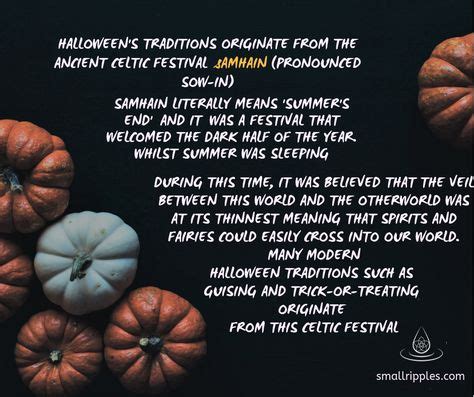 The True Origins of Halloween and Its Spiritual Meaning | Halloween traditions, Celtic festival